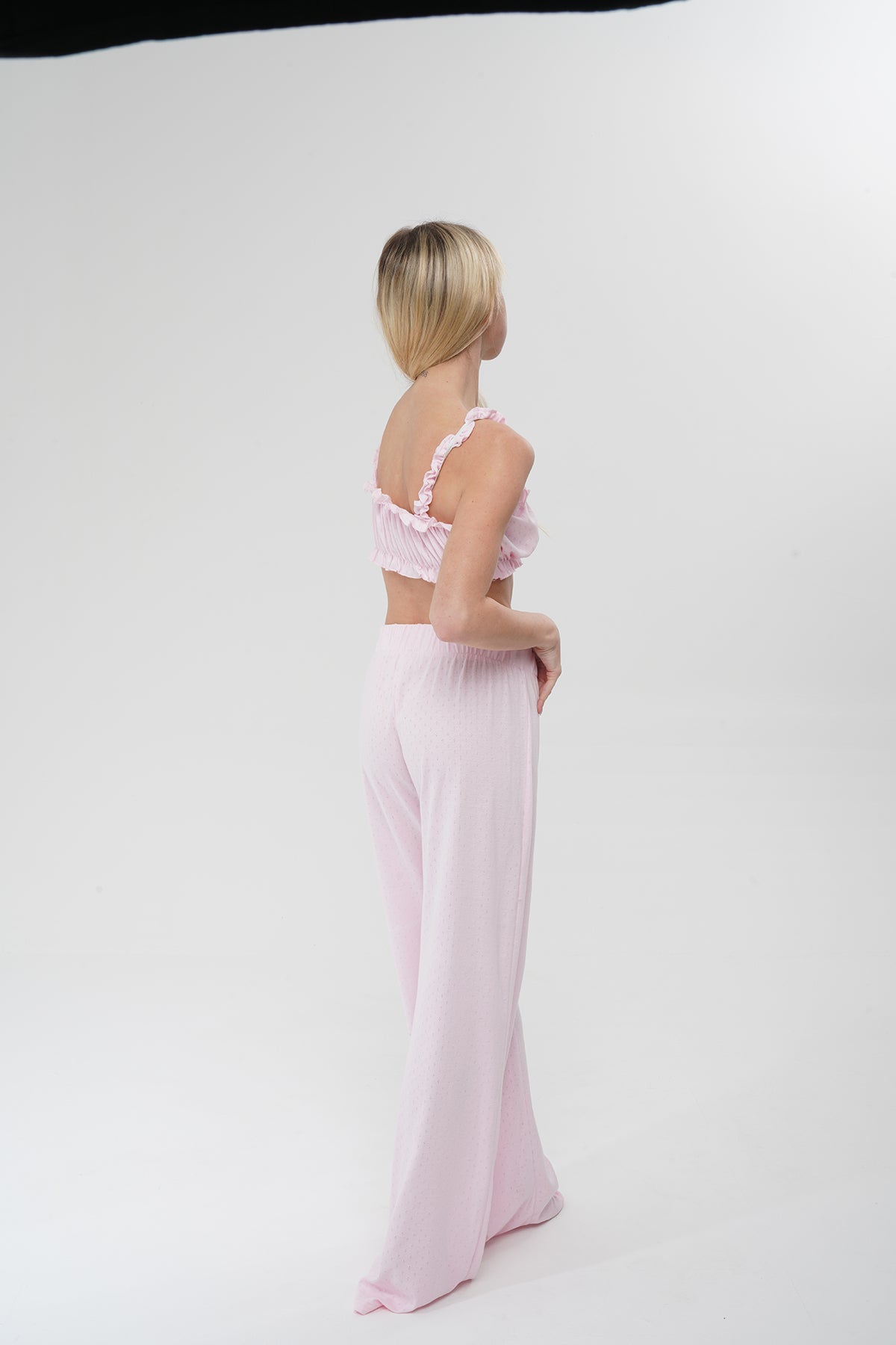 Pembe İkili %100 Pamuk Pijama Takımı | MODALUDO - Modaludo