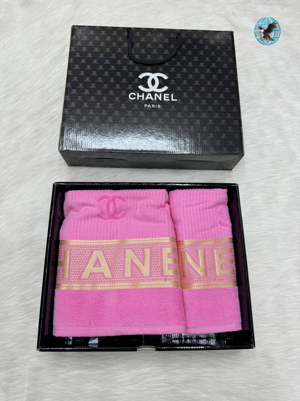 Pembe Havlu Seti - Chanel