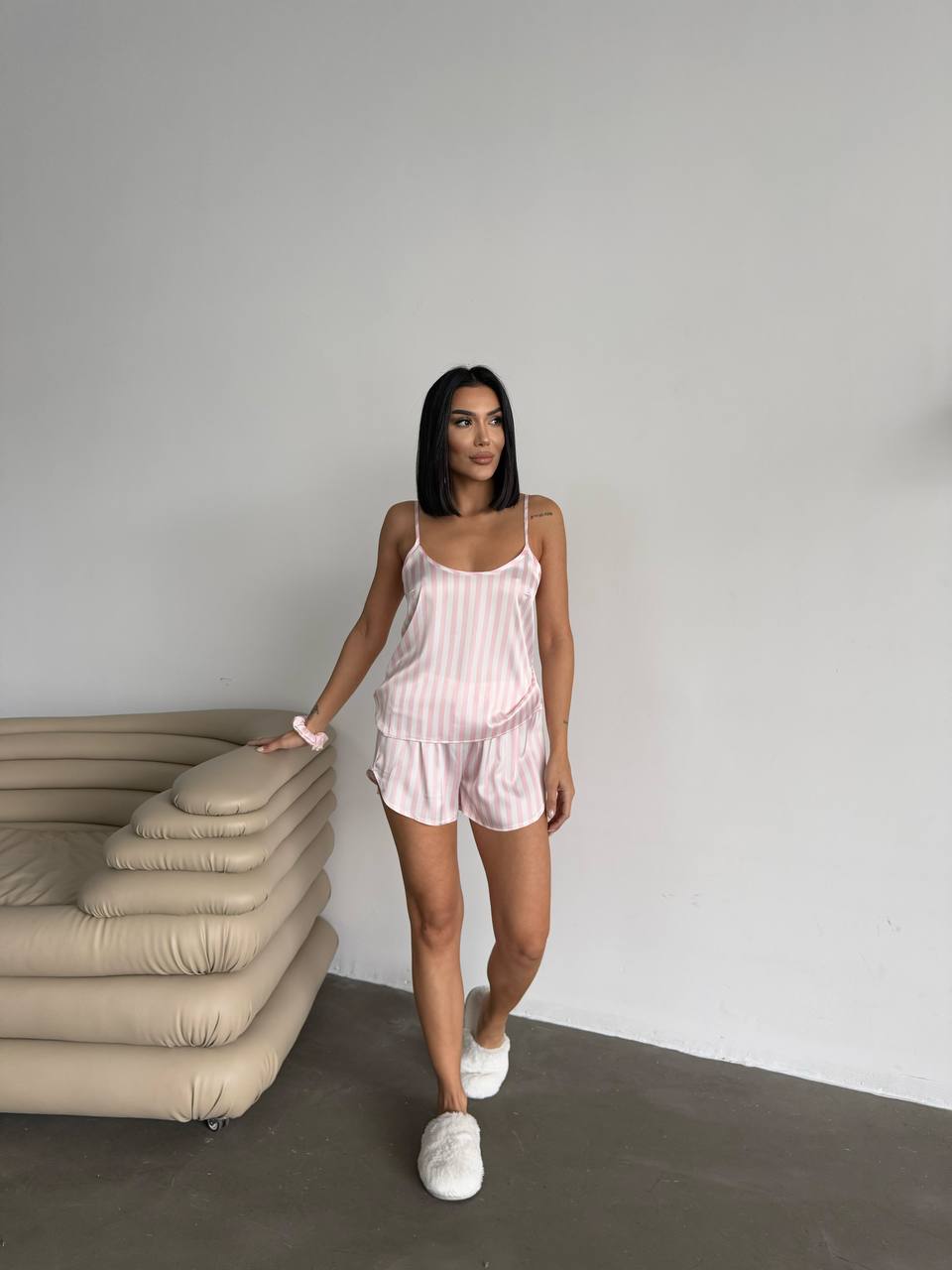 Saten Rahat Pijama Takımı - Modaludo