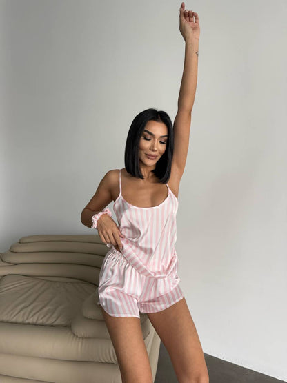 Saten Rahat Pijama Takımı - Modaludo