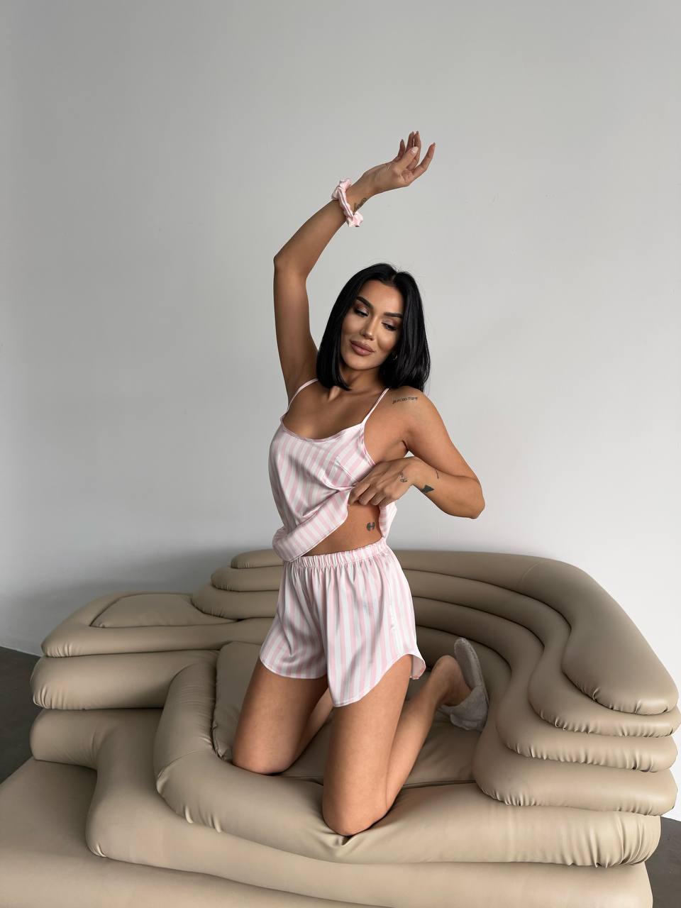 Saten Rahat Pijama Takımı - Modaludo