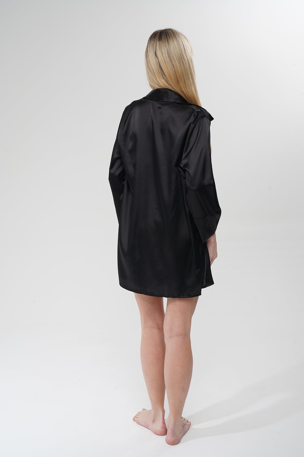 Siyah Üçlü Pijama Takımı | MODALUDO - Modaludo