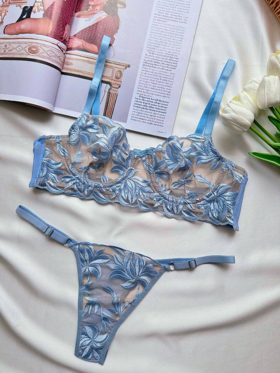 Yaprak Detay İç Çamaşırı Takımı - Modaludo