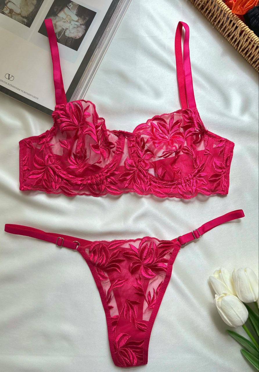 Yaprak Detay İç Çamaşırı Takımı - Modaludo